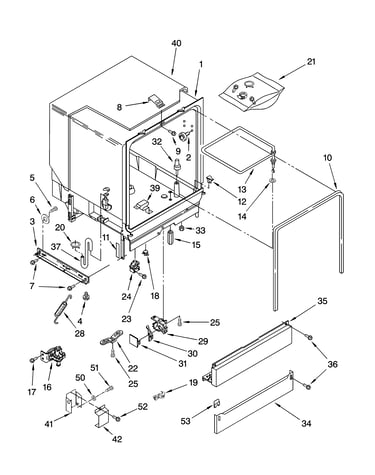Tub assembly parts