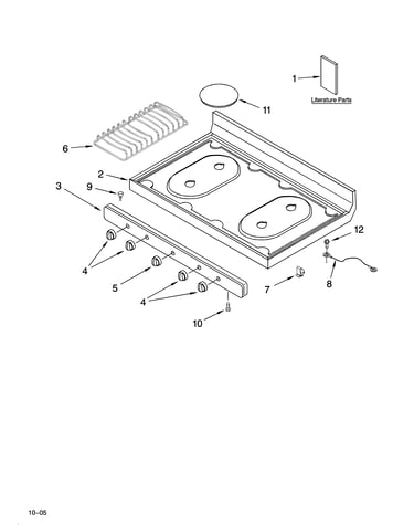Cooktop parts