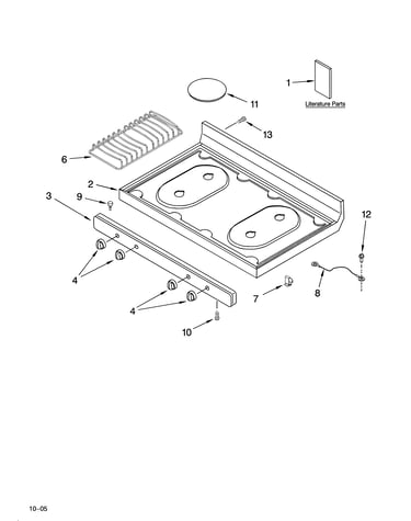 Cooktop parts