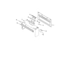 KitchenAid YKHMS155LBL1 cabinet and installation parts diagram