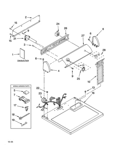 Top and console parts