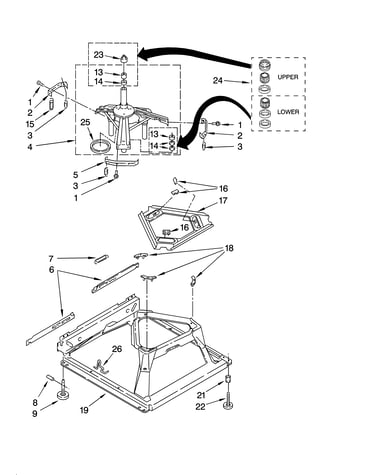 Machine base parts