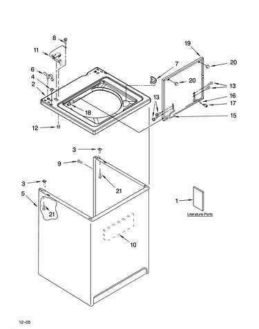 Top and cabinet parts