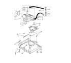 Whirlpool 3XLSQ7533JQ4 machine base parts diagram