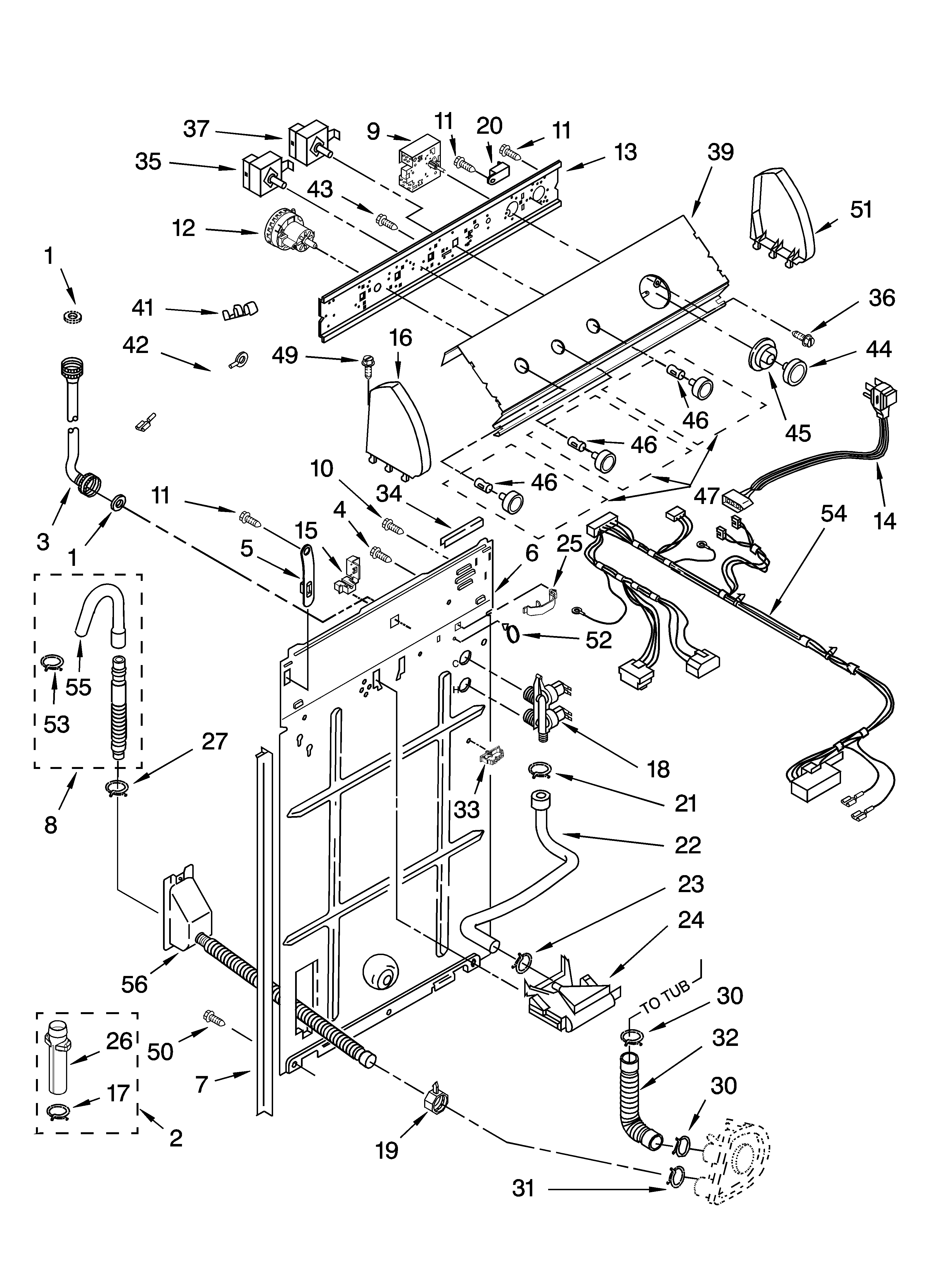 CONTROLS AND REAR PANEL PARTS