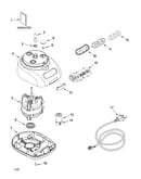 Motor and housing parts