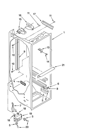 Refrigerator liner parts