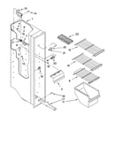 Freezer liner parts