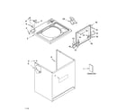 Crosley CAWS966RQ1 top and cabinet parts diagram