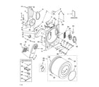 Crosley CEDC392PQ1 bulkhead parts diagram