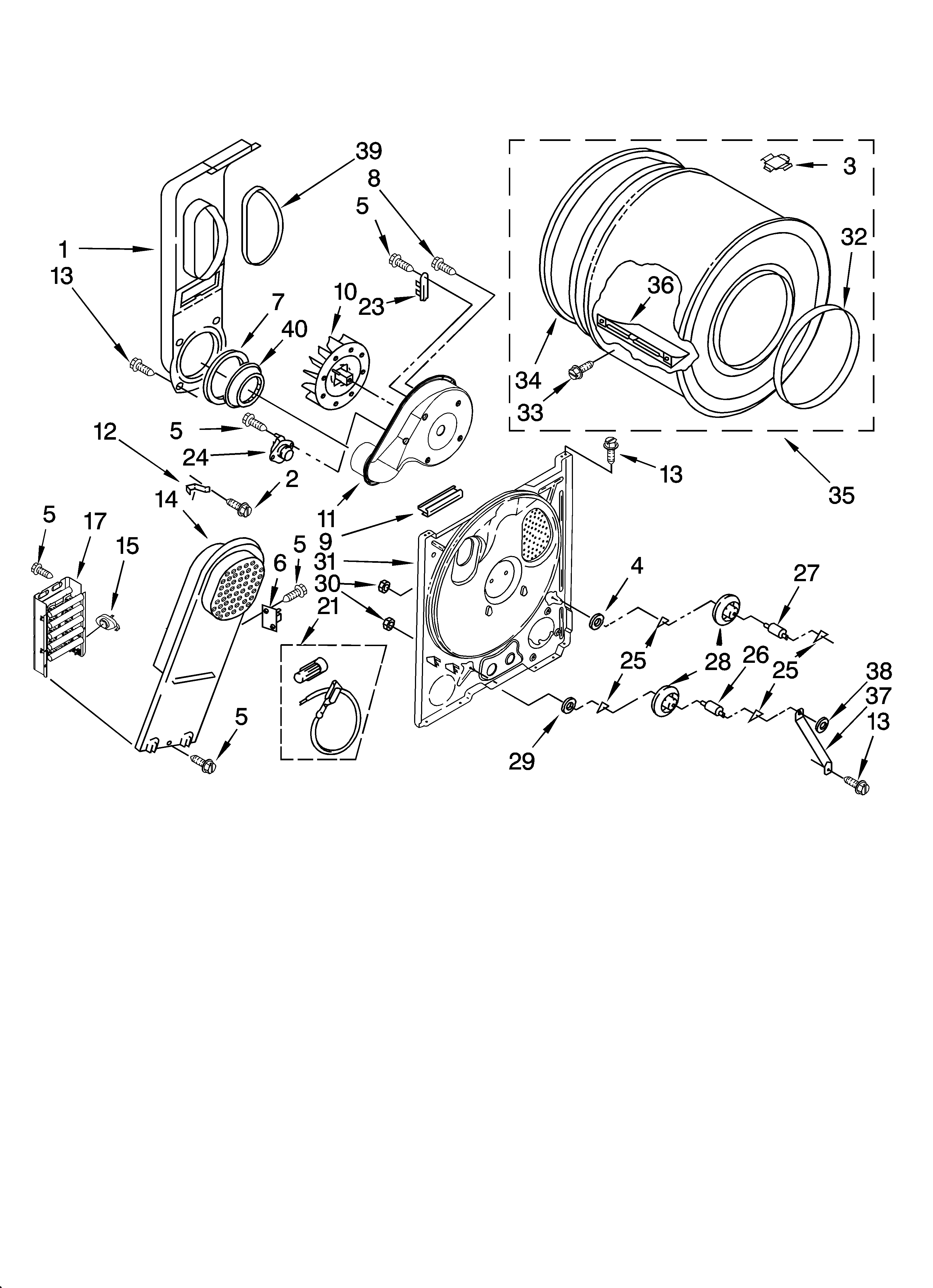 Bulkhead parts, optional parts (not included)