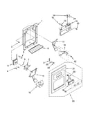 Dispenser front parts