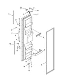 Freezer door parts