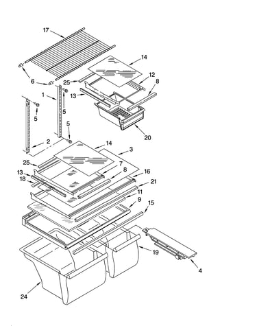 Shelf parts, optional parts