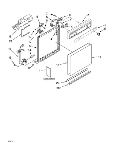 Frame and console parts