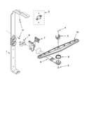 Upper wash and rinse parts