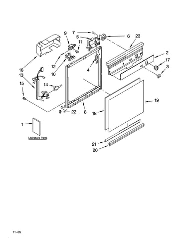 Frame and console parts