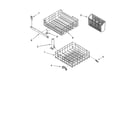 Whirlpool DU400SWKW2 dishrack parts, optional parts (not included) diagram