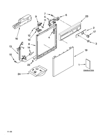 Frame and console parts