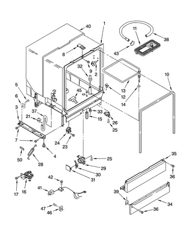 Tub assembly parts
