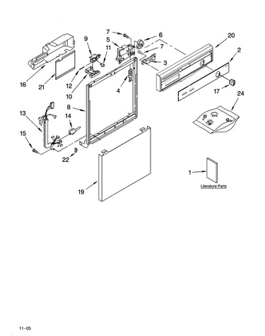 Frame and console parts
