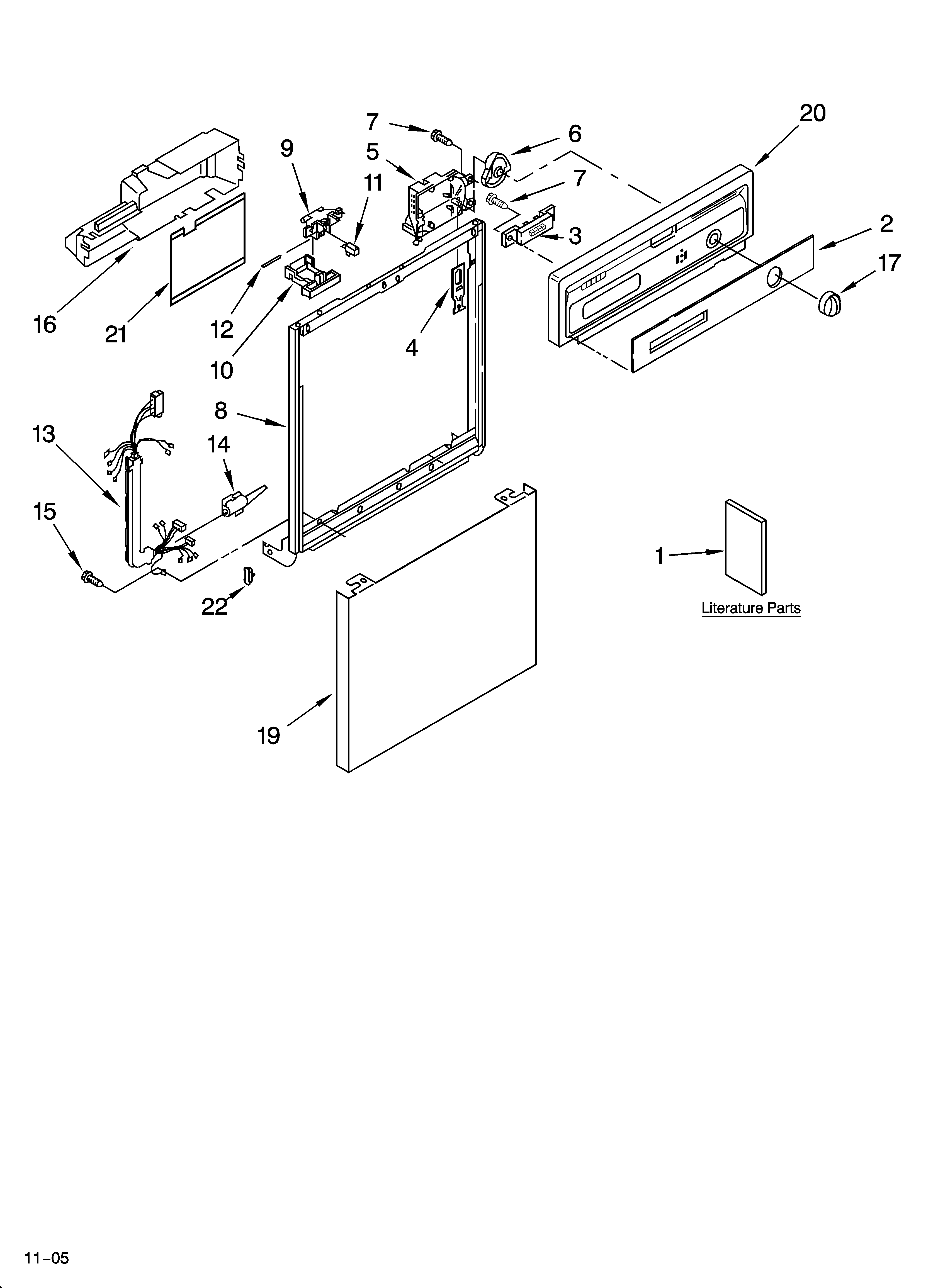 FRAME AND CONSOLE PARTS