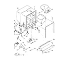 Whirlpool DU851SWPS2 tub assembly parts diagram