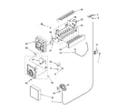 Whirlpool ED5FHGXNQ01 icemaker parts, optional parts diagram