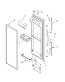 Refrigerator door parts