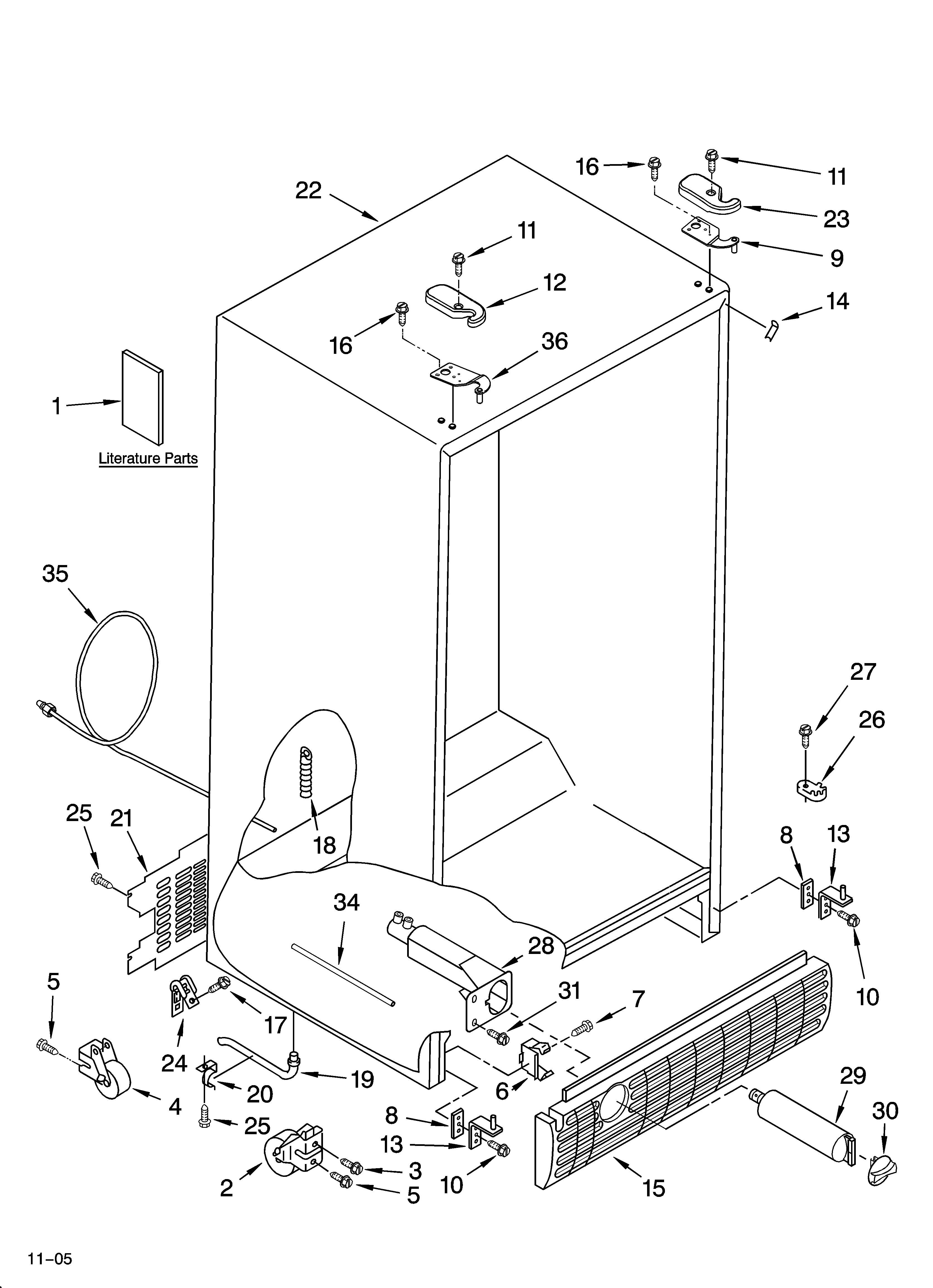 Cabinet parts