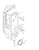 Refrigerator liner parts