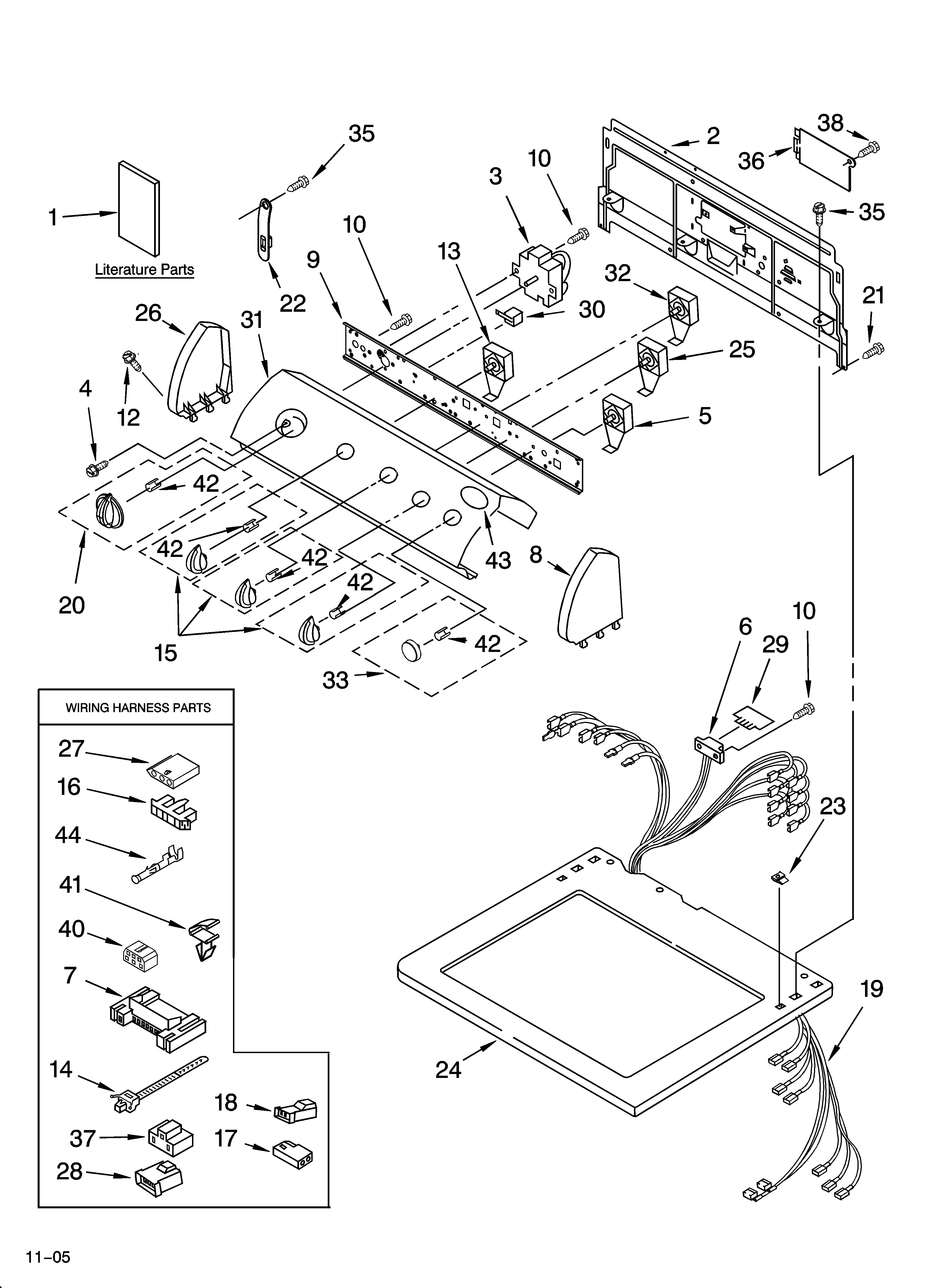 TOP AND CONSOLE PARTS