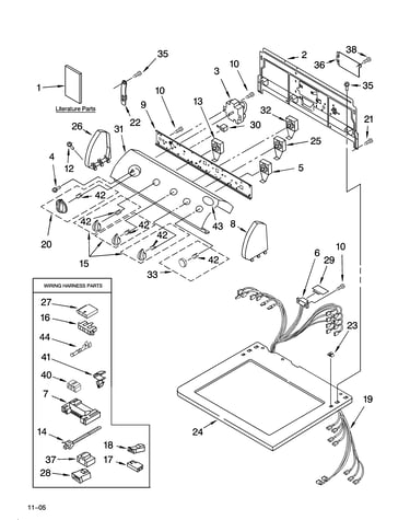 Top and console parts