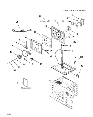Convection oven parts