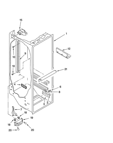 Refrigerator liner parts