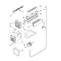 Whirlpool GS6SHEXNQ01 icemaker parts, optional parts diagram