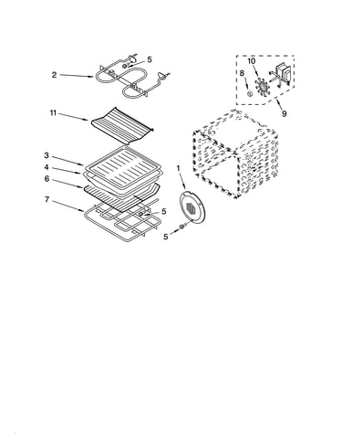 Internal oven parts