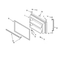 Freezer door parts