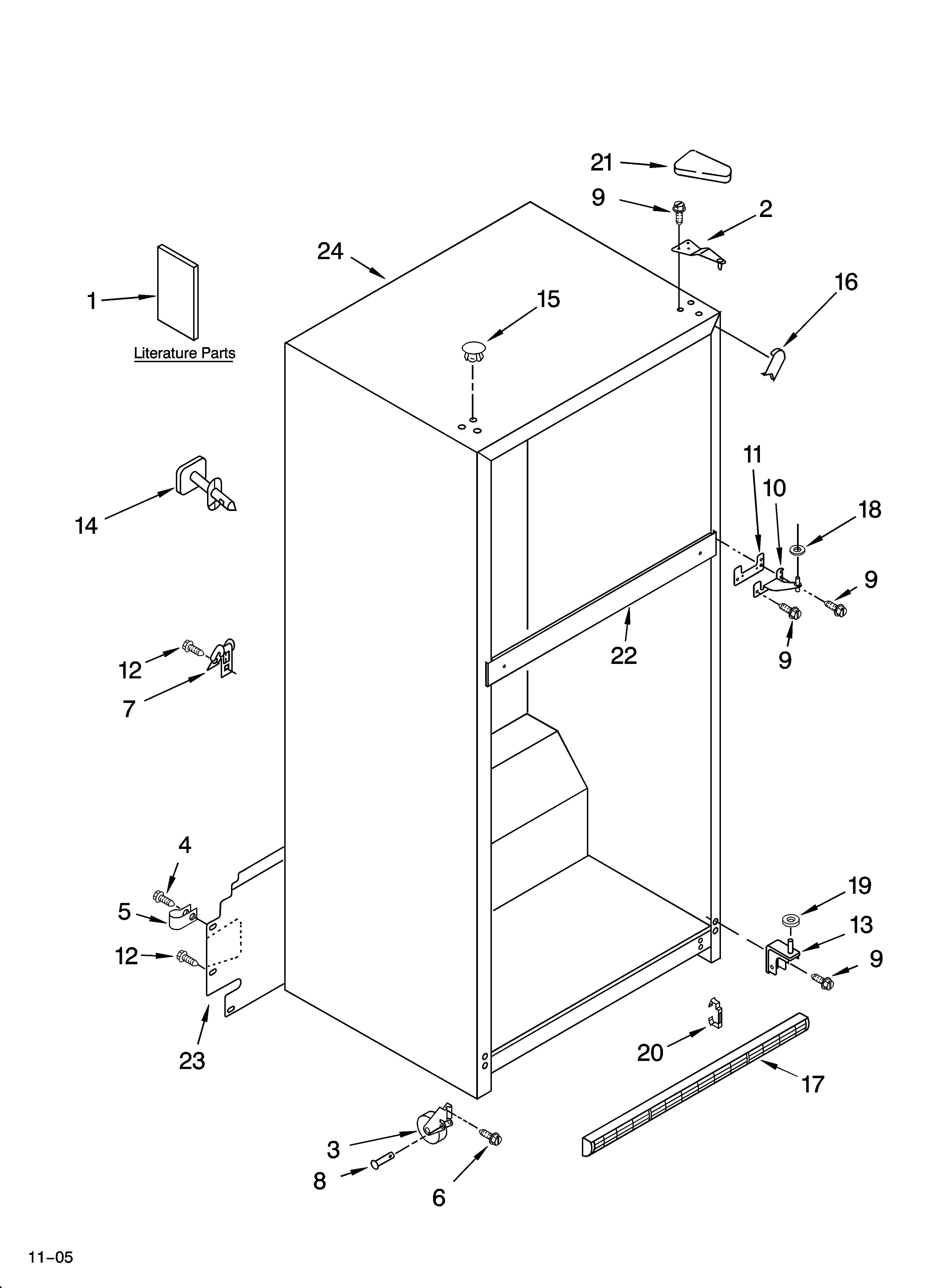 Cabinet parts