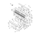 Whirlpool GZ7930XHS1 housing and control parts diagram