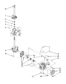 Brake, clutch, gearcase, motor and pump parts