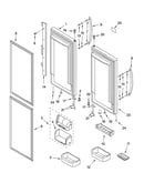 Refrigerator door parts