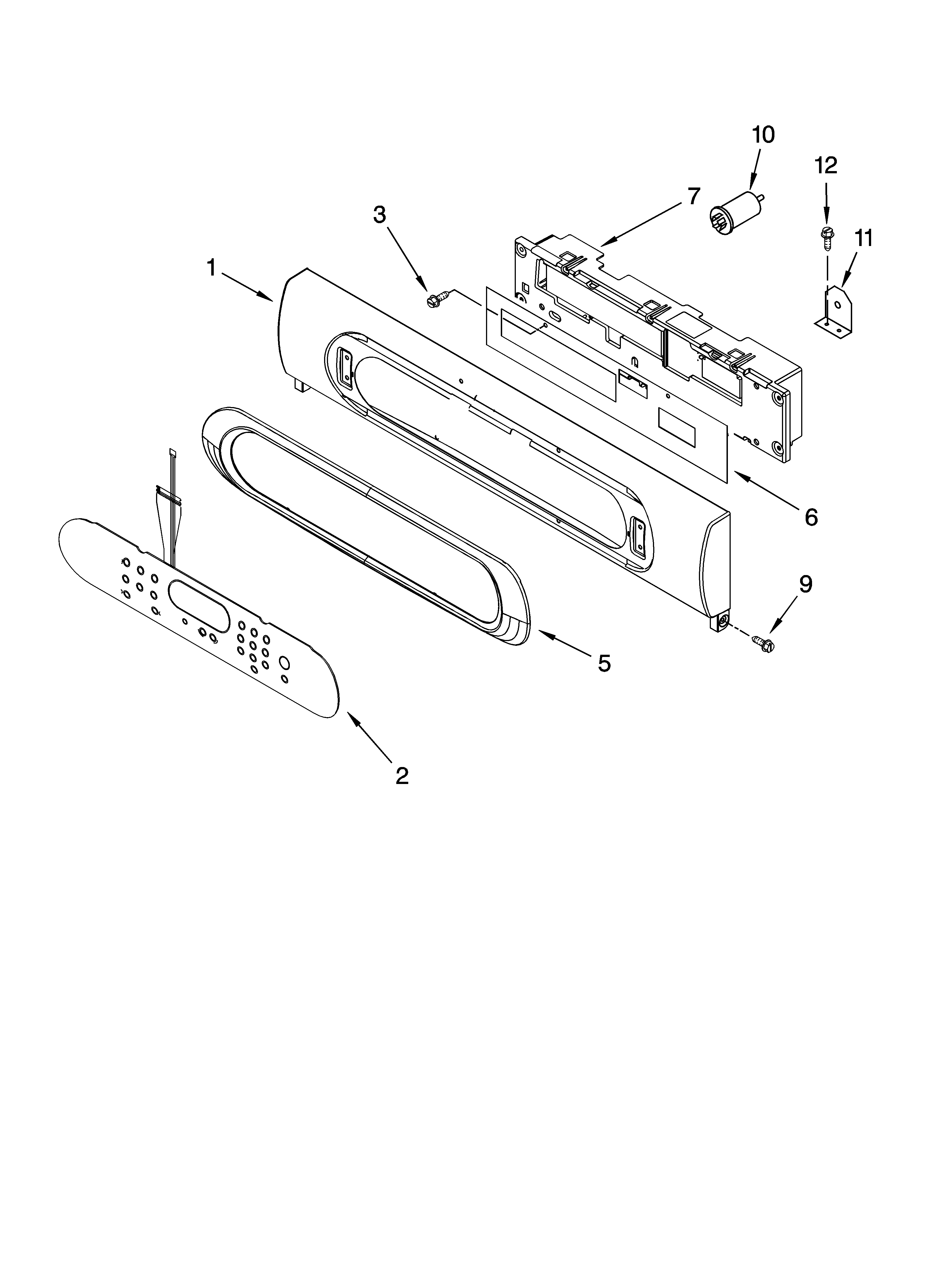 Control panel parts