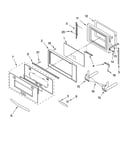 Microwave door parts