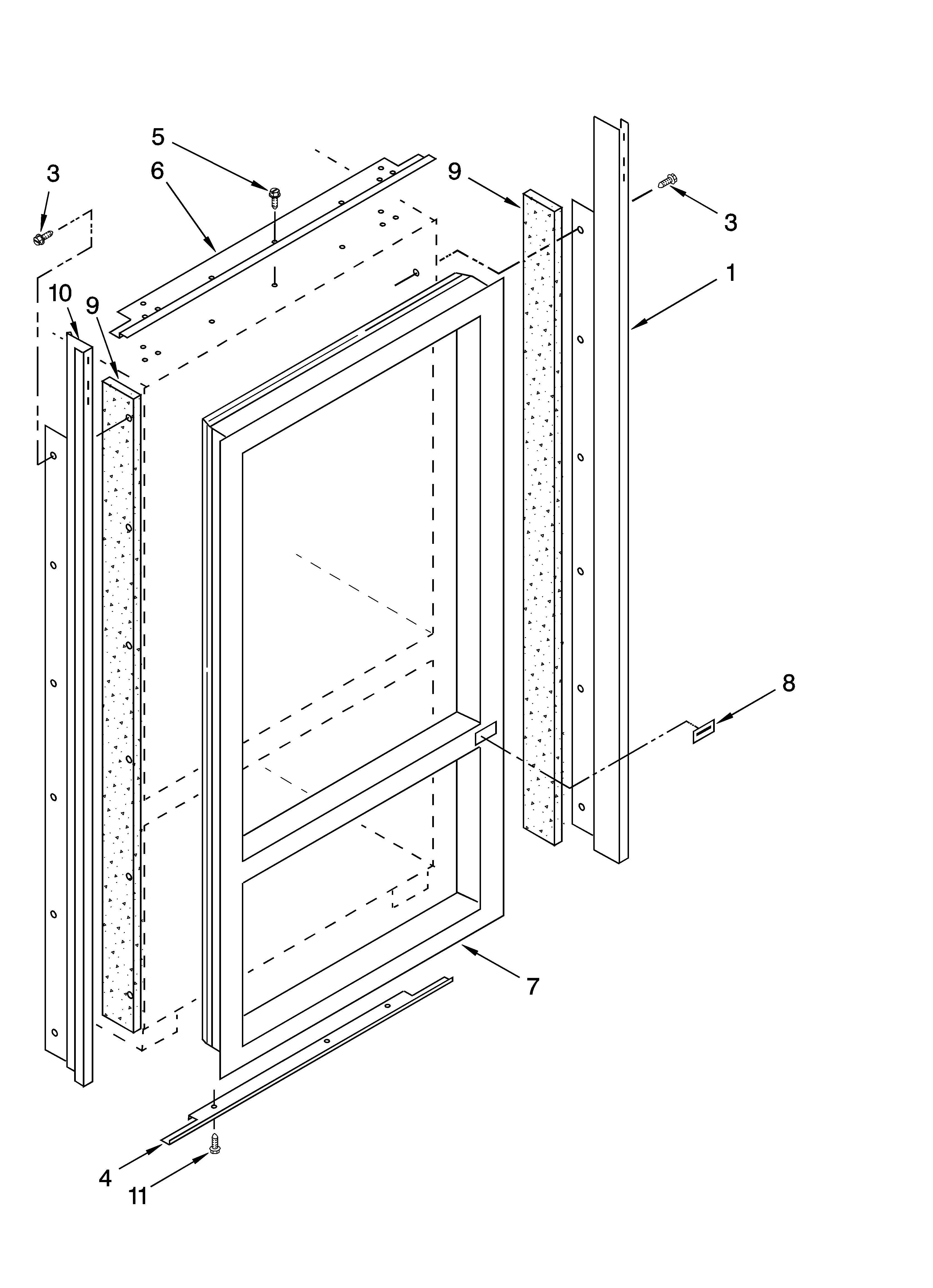 Cabinet and breaker trim parts