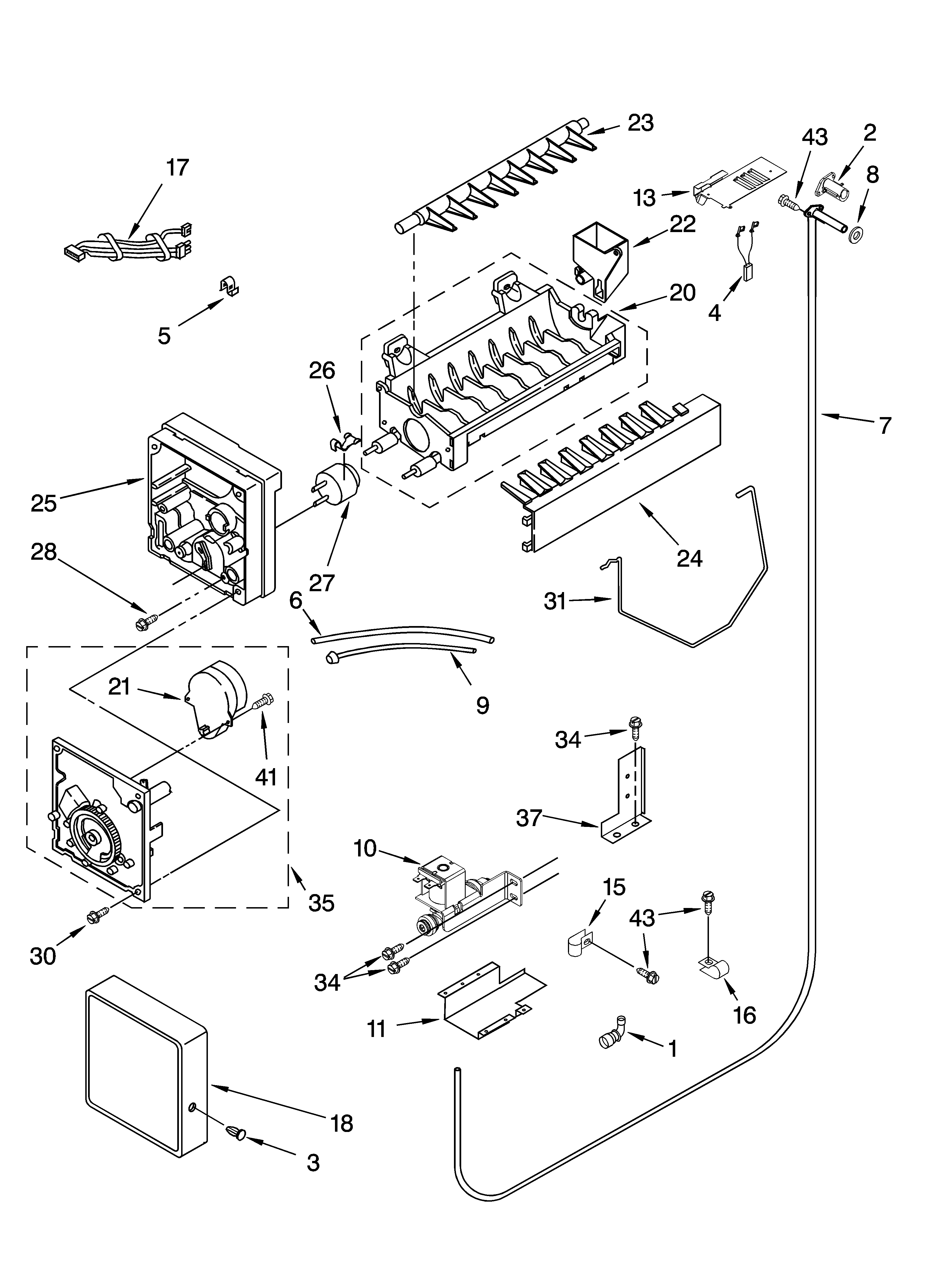 Icemaker parts