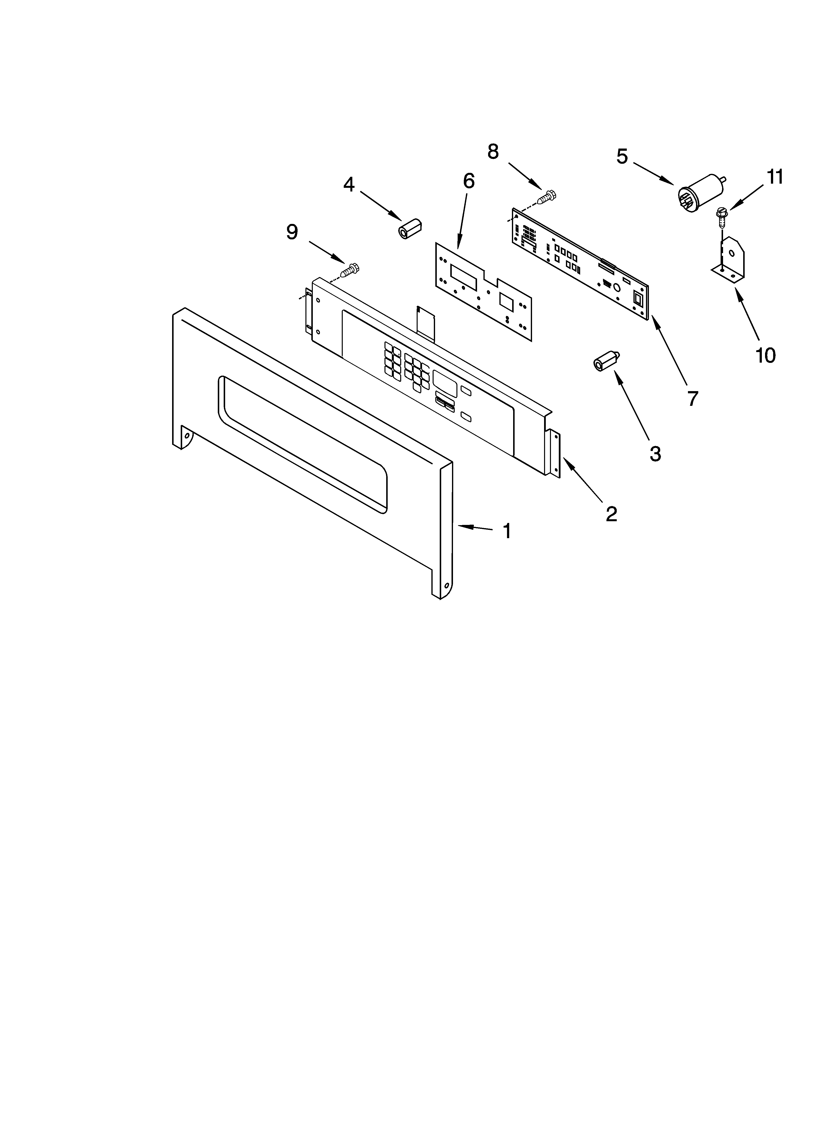 Control panel parts