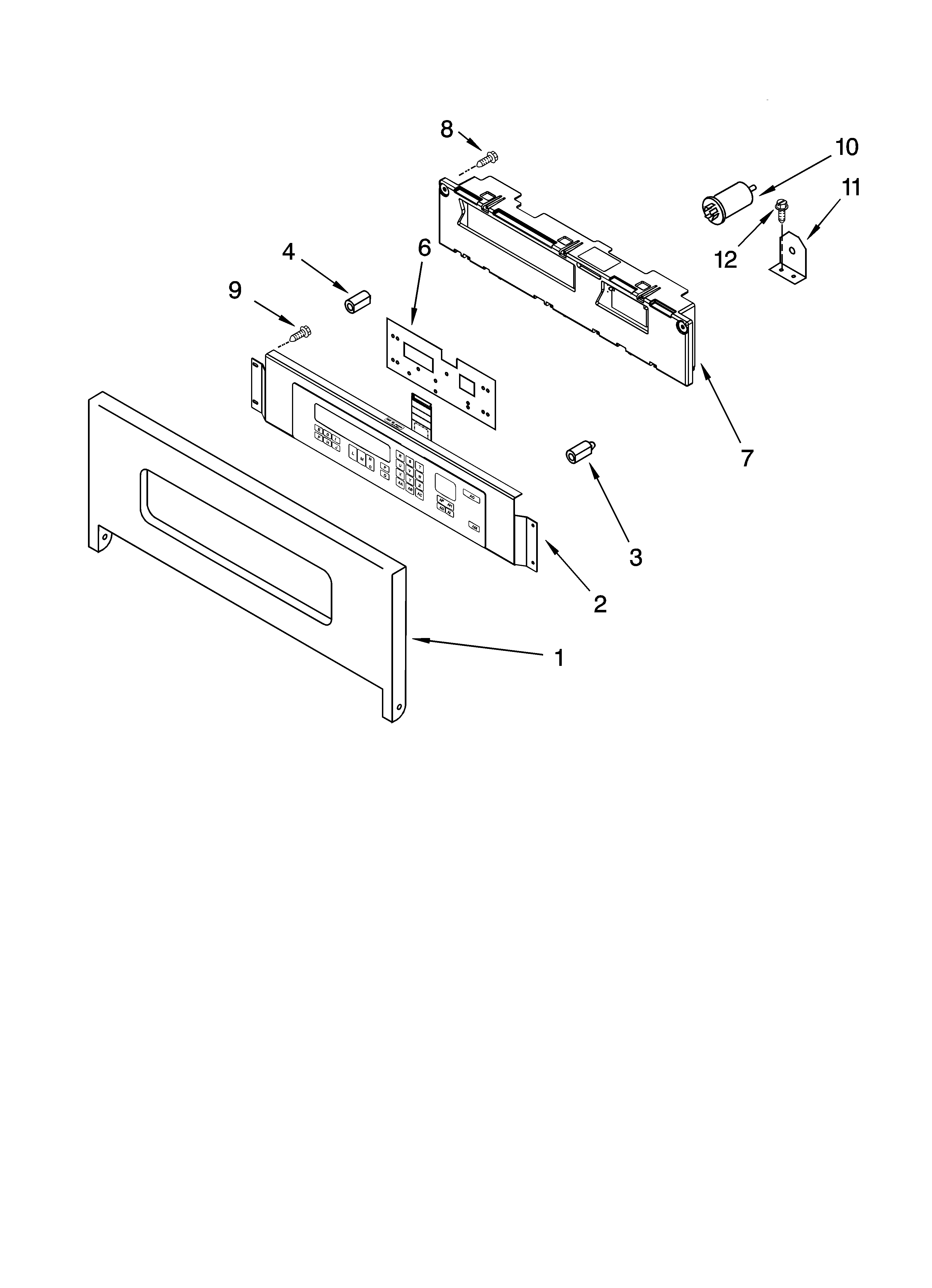 Control panel parts