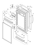 Refrigerator door parts
