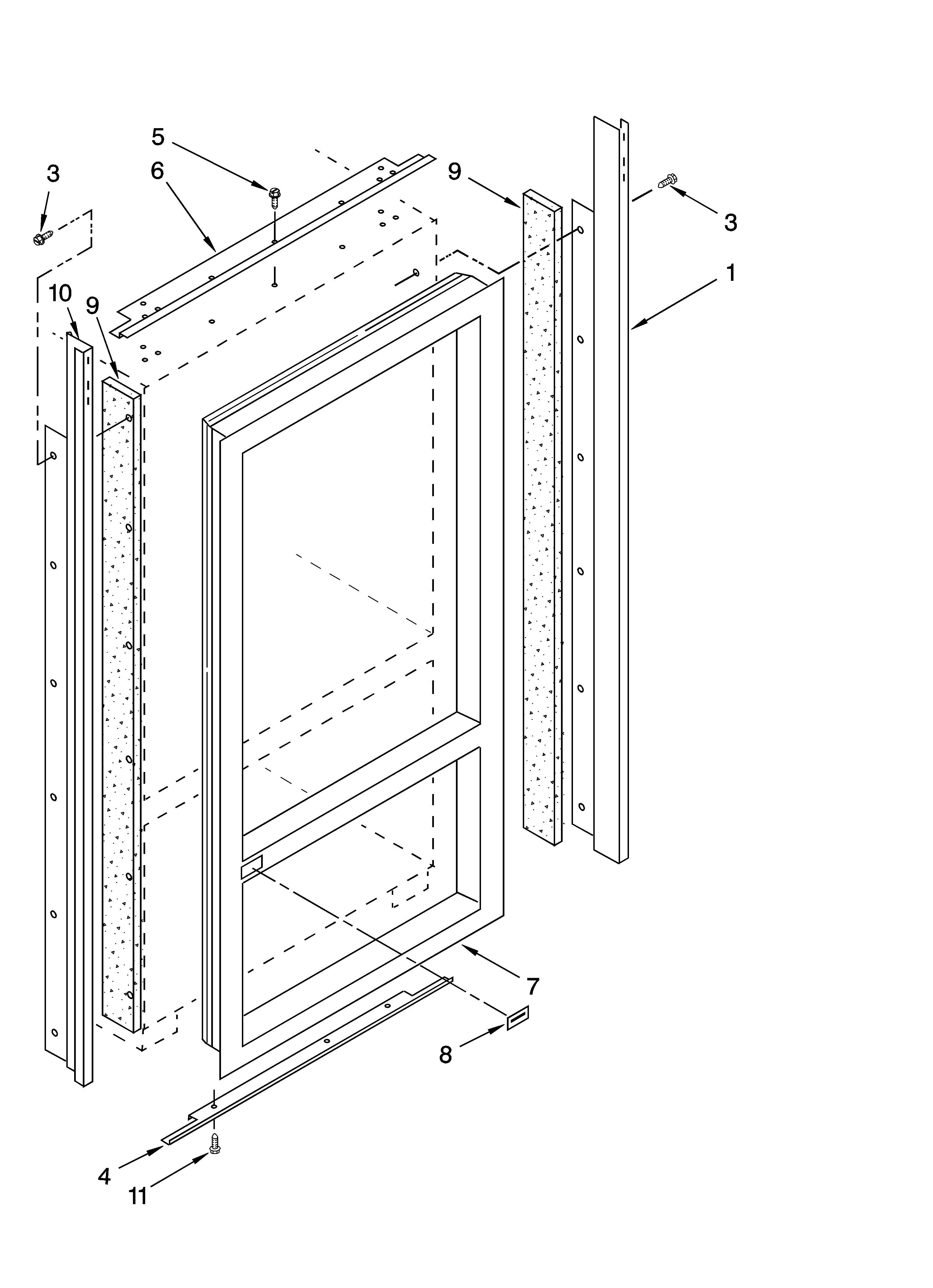 Cabinet and breaker trim parts